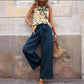 Women's Halter Top Long Pants 2-Piece Set
