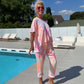 Women's Printed Short-Sleeve Tops ＆ Pants 2-Piece Set