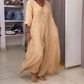 Women's Casual Loose V-Neck Jumpsuit
