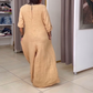 Women's Casual Loose V-Neck Jumpsuit