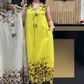 Casual Sleeveless Dress with Leopard Print
