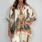 Women's Fashionable Two-Piece Printed Set
