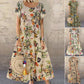 Casual A-Line Fit Floral Dress