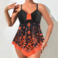 Women’s Flowy Hem Bikini Top & Bottom Set