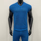 Men's Casual Hollow Out Tank ＆ Shorts 2-Piece Set