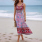 Women’s Elegant Printed Sleeveless Long Dress