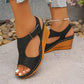 Women's Hollow Out Platform Wedge Sandals