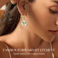 Modern Oriental Style Bamboo Earrings and Necklace