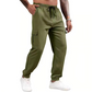 Men's Multi-Pocket Elastic Cuff Long Pants