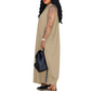 Fashion Pullover Sleeveless Hooded Dress