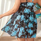 Plus Size Floral Printed Mesh Swimdress
