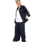 Casual Solid Color Shirt & Pants Set