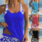 Sexy Printed Tank Top & Shorts 2-Piece Swimsuit