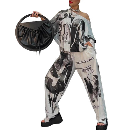 Fashion Top Pants 2-Piece Set