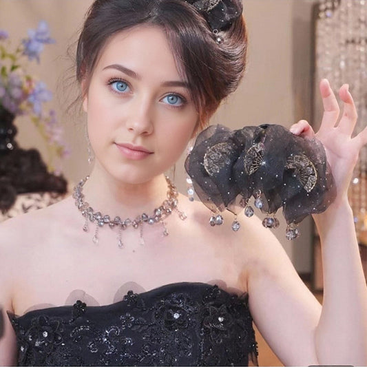 Fan Tassel Hair Claw Clip