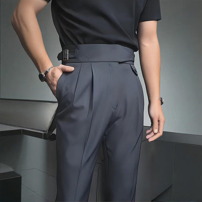 Men's Expandable Waist Classic Fit Suit Pants