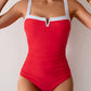 Women's Ruched One Piece Swimsuit