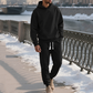 Men's Casual Hooded Sweatsuit 2-Piece Set