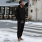 Men's Casual Hooded Sweatsuit 2-Piece Set