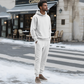 Men's Casual Hooded Sweatsuit 2-Piece Set