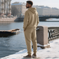 Men's Casual Hooded Sweatsuit 2-Piece Set