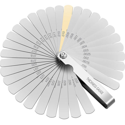 Precision Dual-Scale Feeler Gauge Set