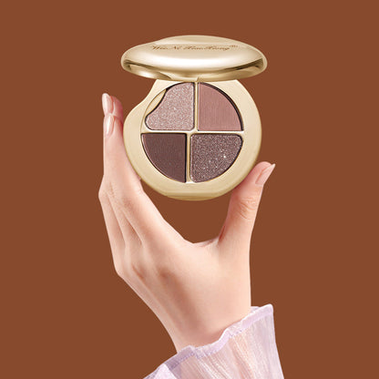 🔥New release in 2025🔥4-Color Highly Pigmented Long-Lasting Eyeshadow Palette