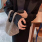 Women's Rhinestone Bucket Handbag