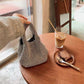 Women's Rhinestone Bucket Handbag