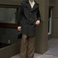 Men's Slim-Fit Double-Breasted Trench Coat
