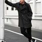 Men's Slim-Fit Double-Breasted Trench Coat