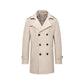 Men's Slim-Fit Double-Breasted Trench Coat