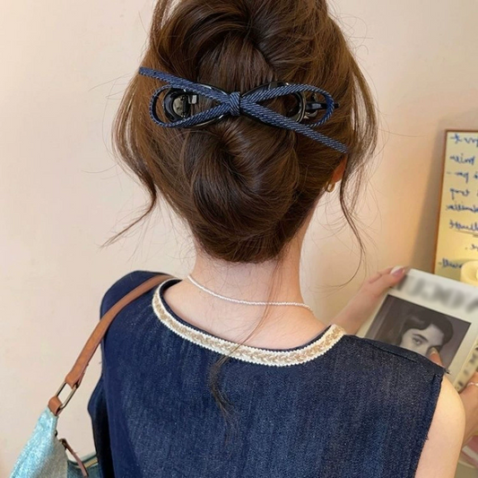Twist Bow Hair Clip for Women