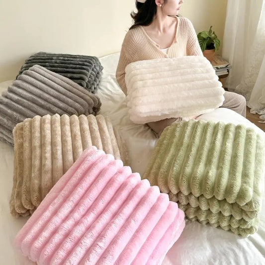 🎅 SOLDES 49 % DE RÉDUCTION 🛏️ Plaid ultra-doux de luxe — chaleur & confort pour votre intérieur ! 🔆