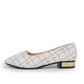 Women's Pointed-Toe Low-Heeled Patterned Fashion Shoes