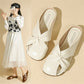 Women’s Cut-Out Flat Mules