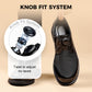 Knob Design Breathable Mesh Leather Shoes