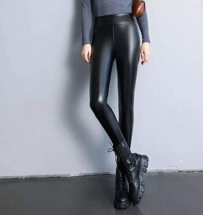 👖Faux leather leggings (fleece inside)