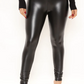 👖Faux leather leggings (fleece inside)