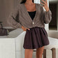 Chic V-Neck Loose Knit Cardigan