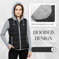 Women's Hooded Lightweight Warm Vest