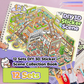 12 Sets DIY 3D Sticker Scene Collection Book