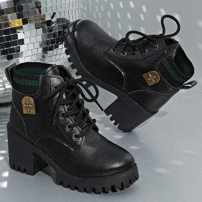 Women's Lace-Up Martin Boots