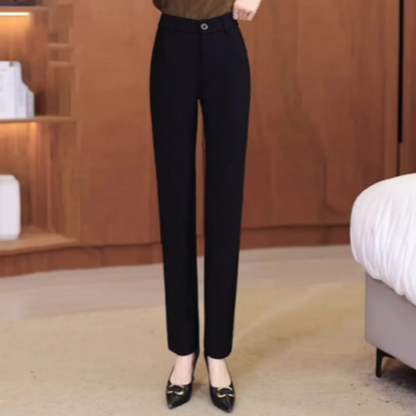 Women's High-Waisted Stretchy Ankle Pants