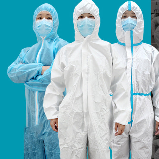 Disposable Protective Coverall Suit with Hood