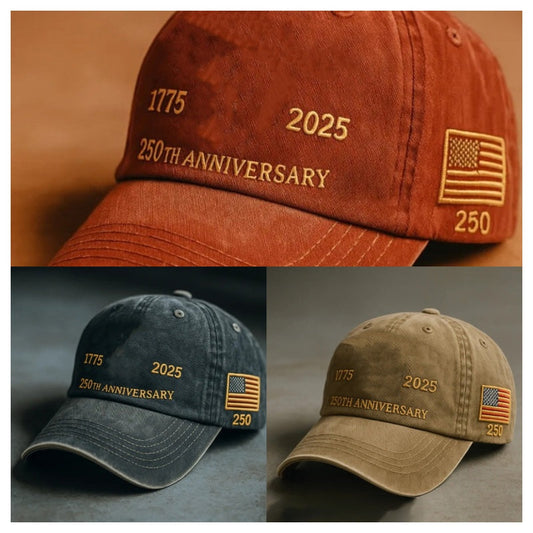 Unisex Retro Lettered Baseball Cap