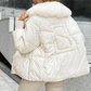Fashion Padded Coat with Faux Fur Collar