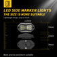 Ultra-Bright Waterproof LED Side Marker Lights