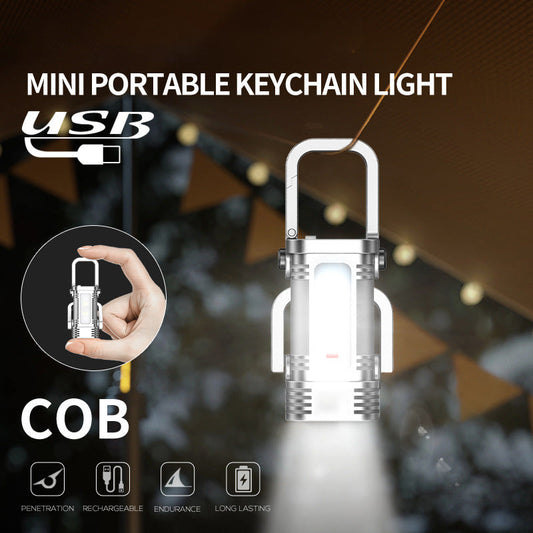 🔥Limited stock available 50% OFF🔥Multifunctional Mini Keychain Flashlight with Clip