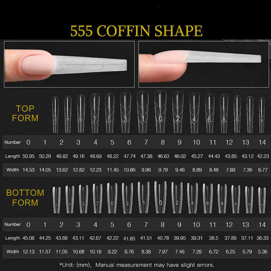 Nail Extension Forms Without Paper Tray